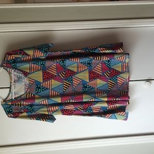 New lularoe perfect washed never worn. Xl multi colored